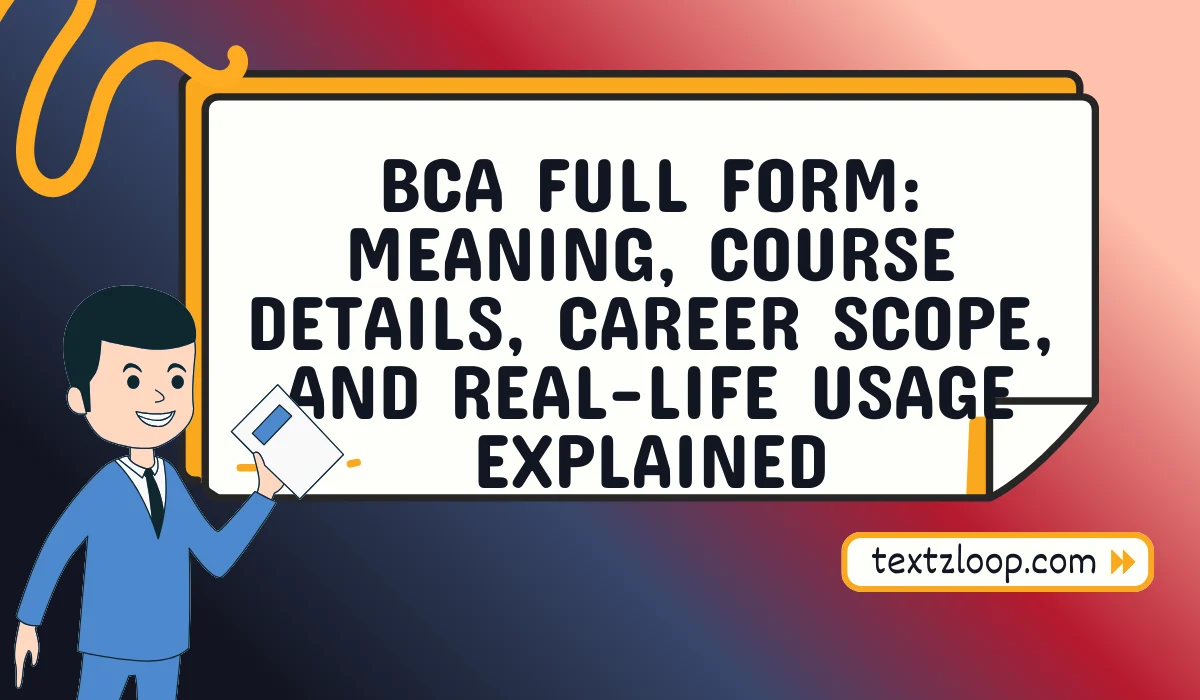 bca full form