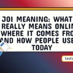 joi meaning