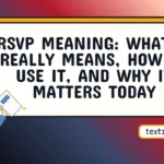 rsvp meaning