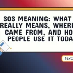 sos meaning