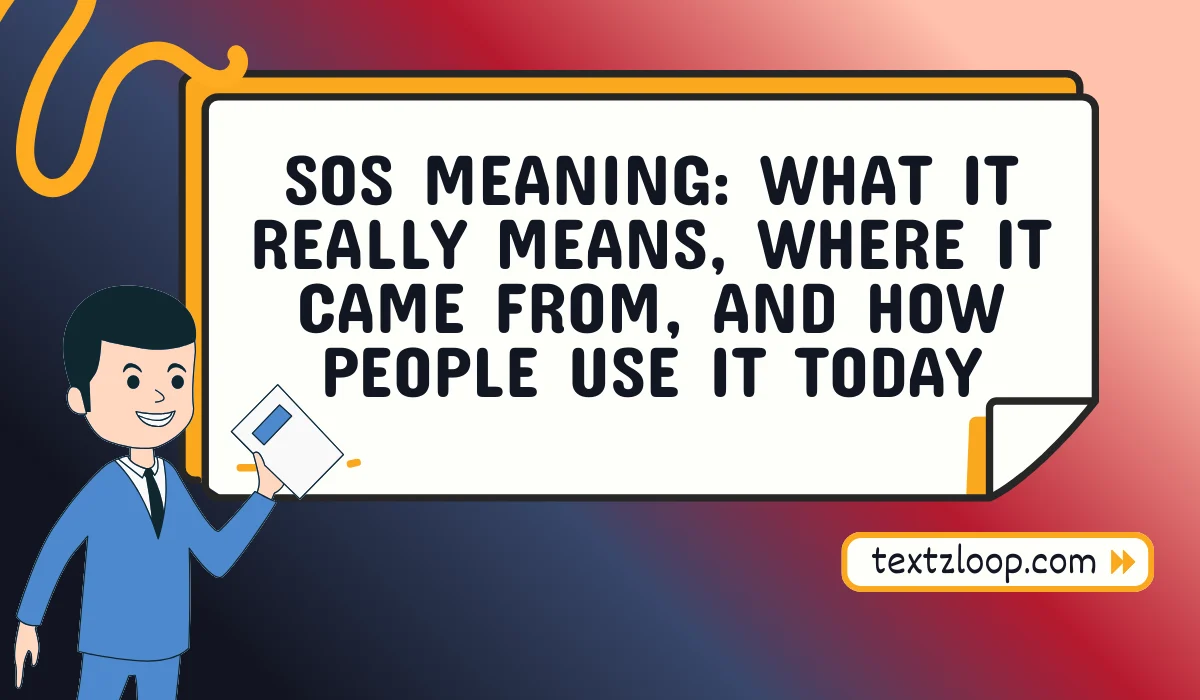 sos meaning