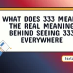 what does 333 mean
