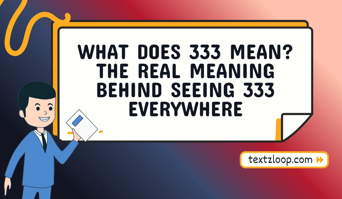 what does 333 mean