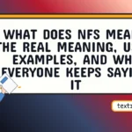 what does nfs mean