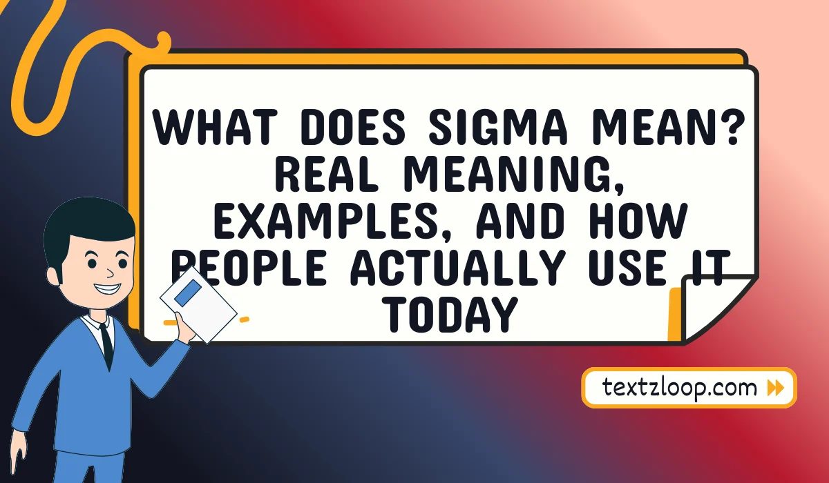 what does sigma mean