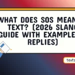 what does sos mean