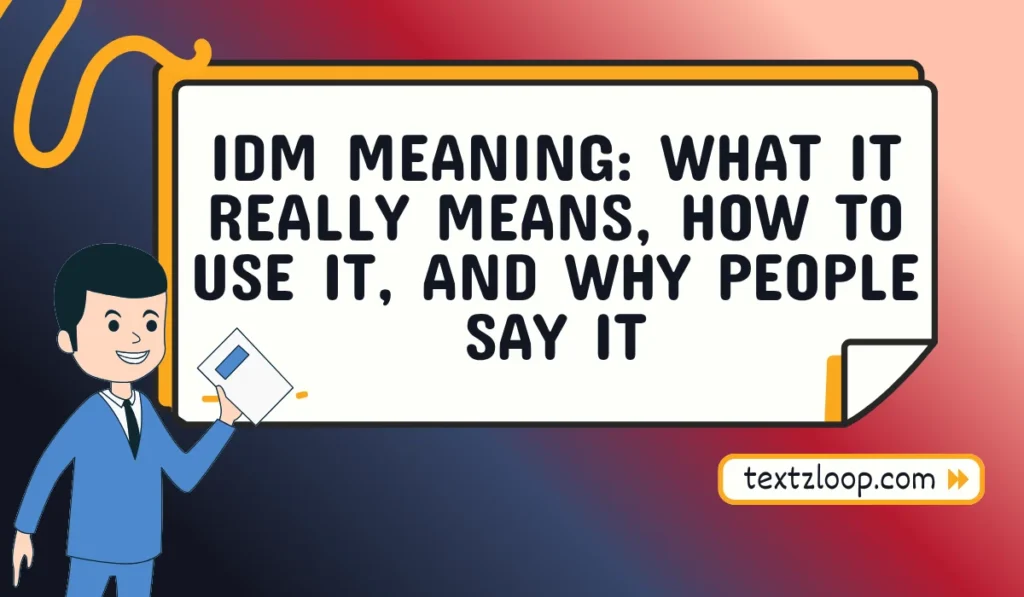 idm meaning