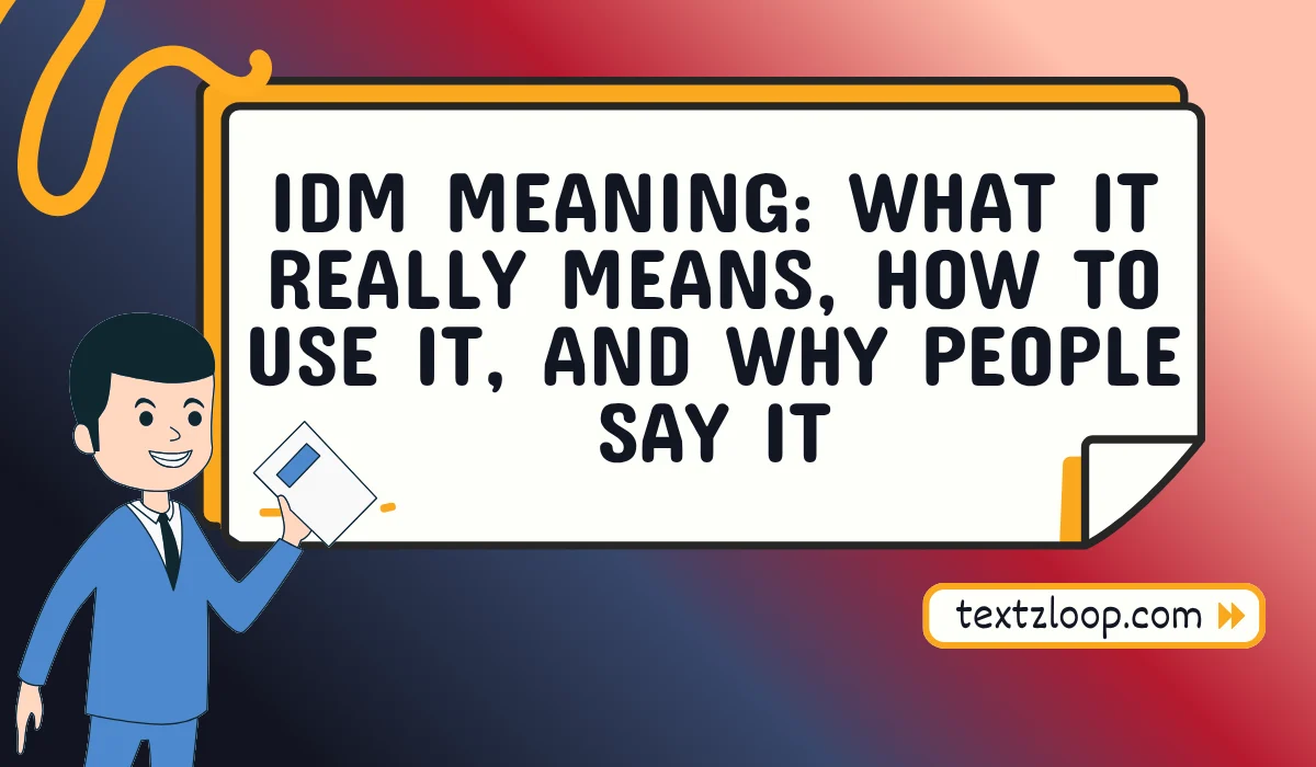 idm meaning