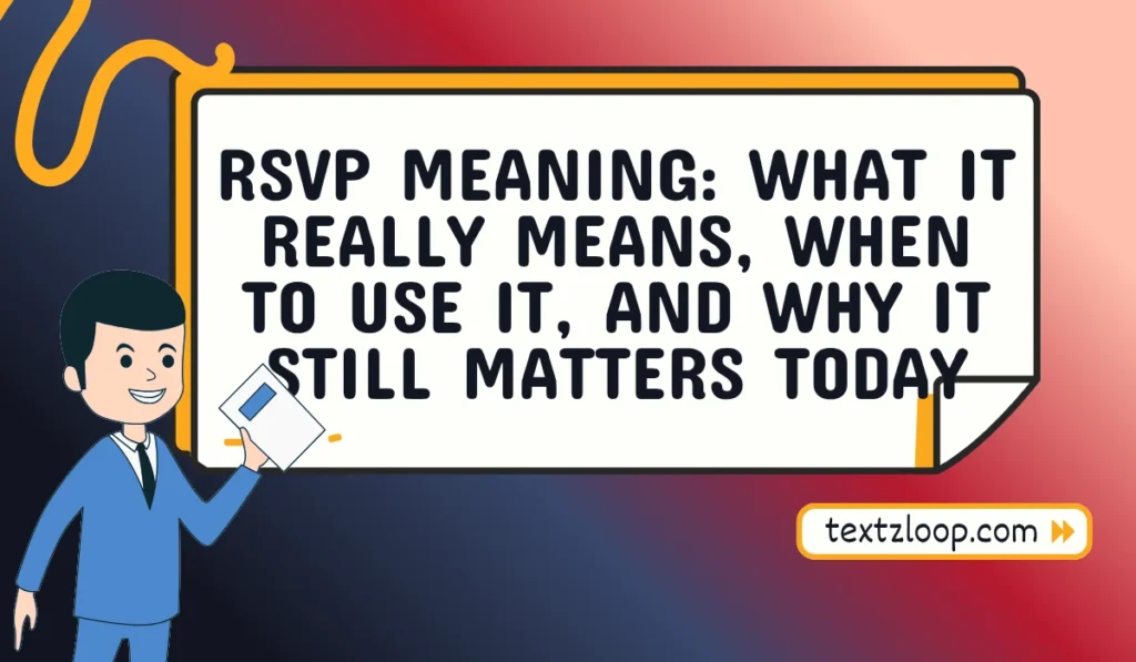 rsvp meaning