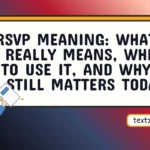 rsvp meaning