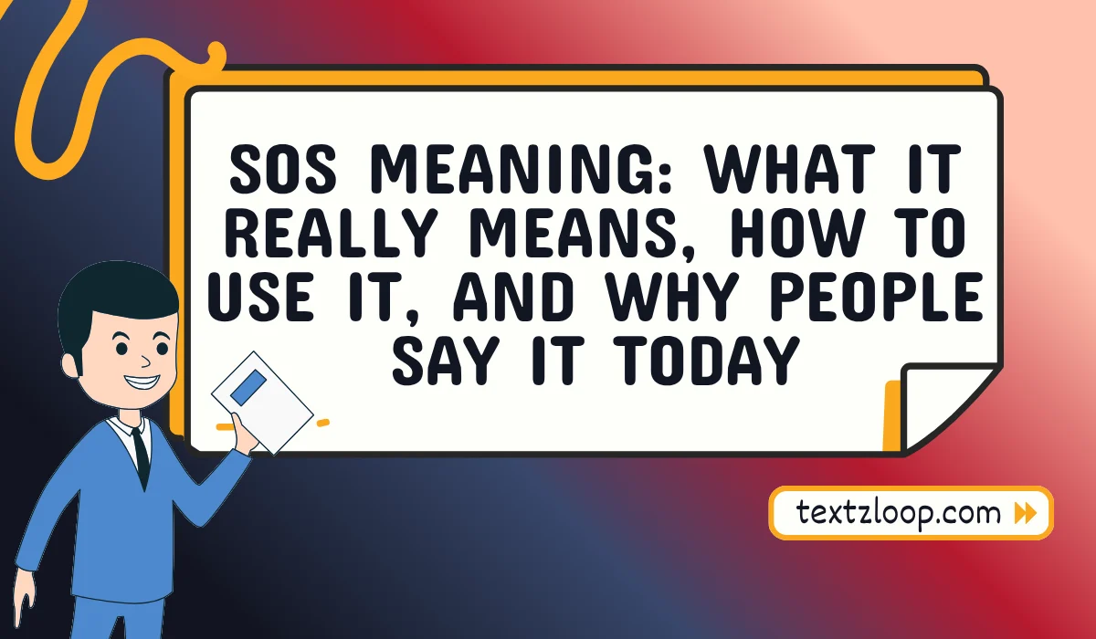 sos meaning
