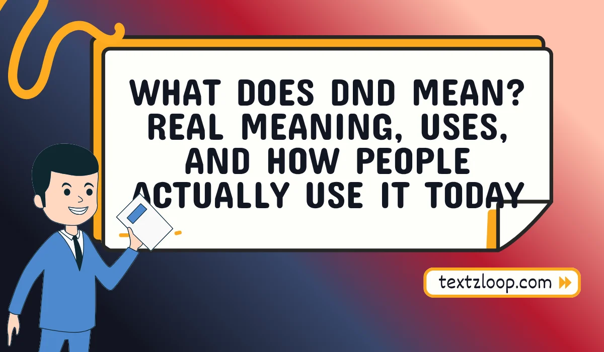 what does dnd mean