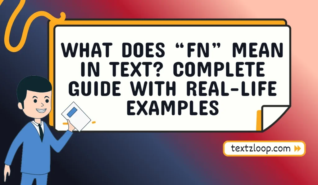 what does fn mean in text