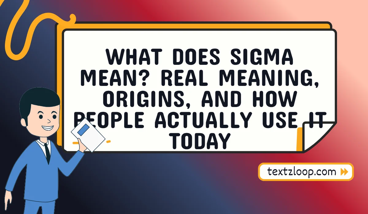what does sigma mean