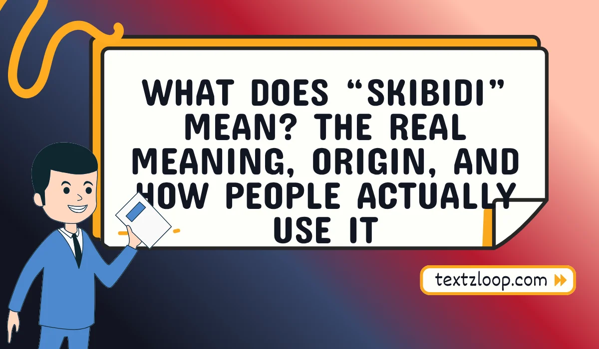 what does skibidi mean