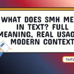 what does smh mean in text