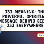 333 meaning