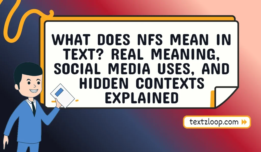 what does nfs mean in text