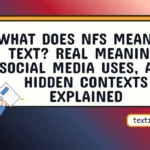 what does nfs mean in text