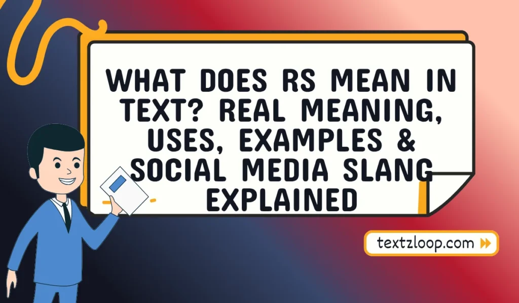 what does rs mean in text