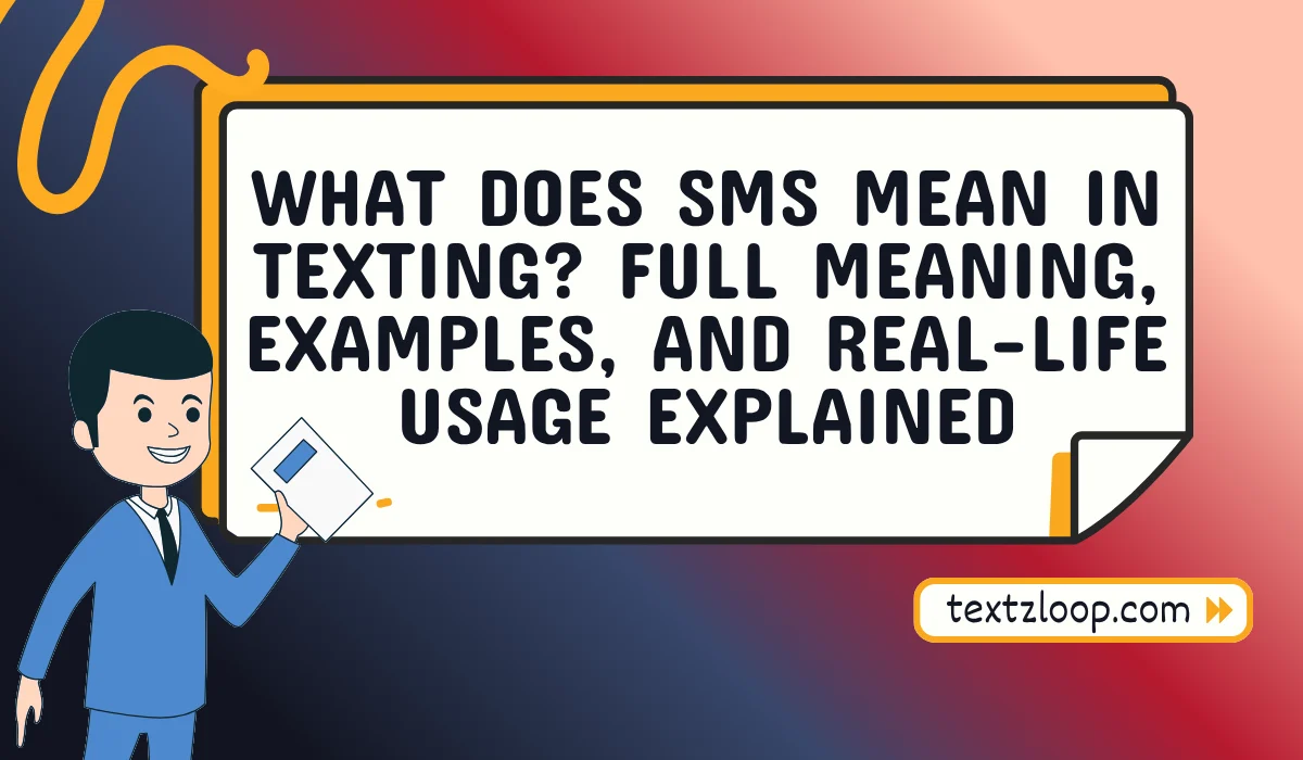 what does sms mean in texting