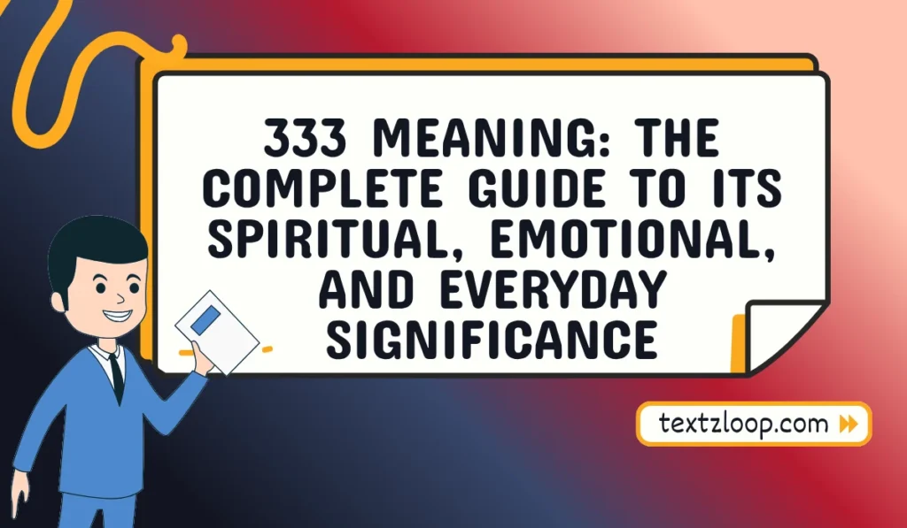 333 meaning