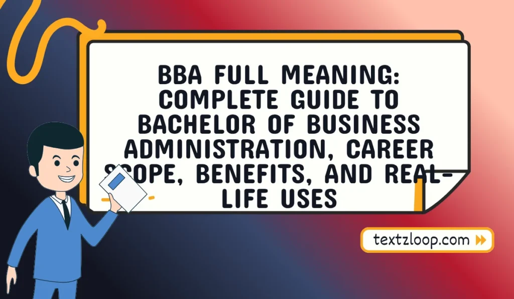 bba full meaning