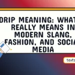 drip meaning