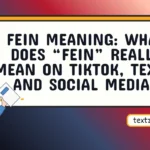 fein meaning