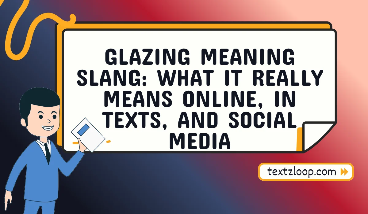 glazing meaning slang