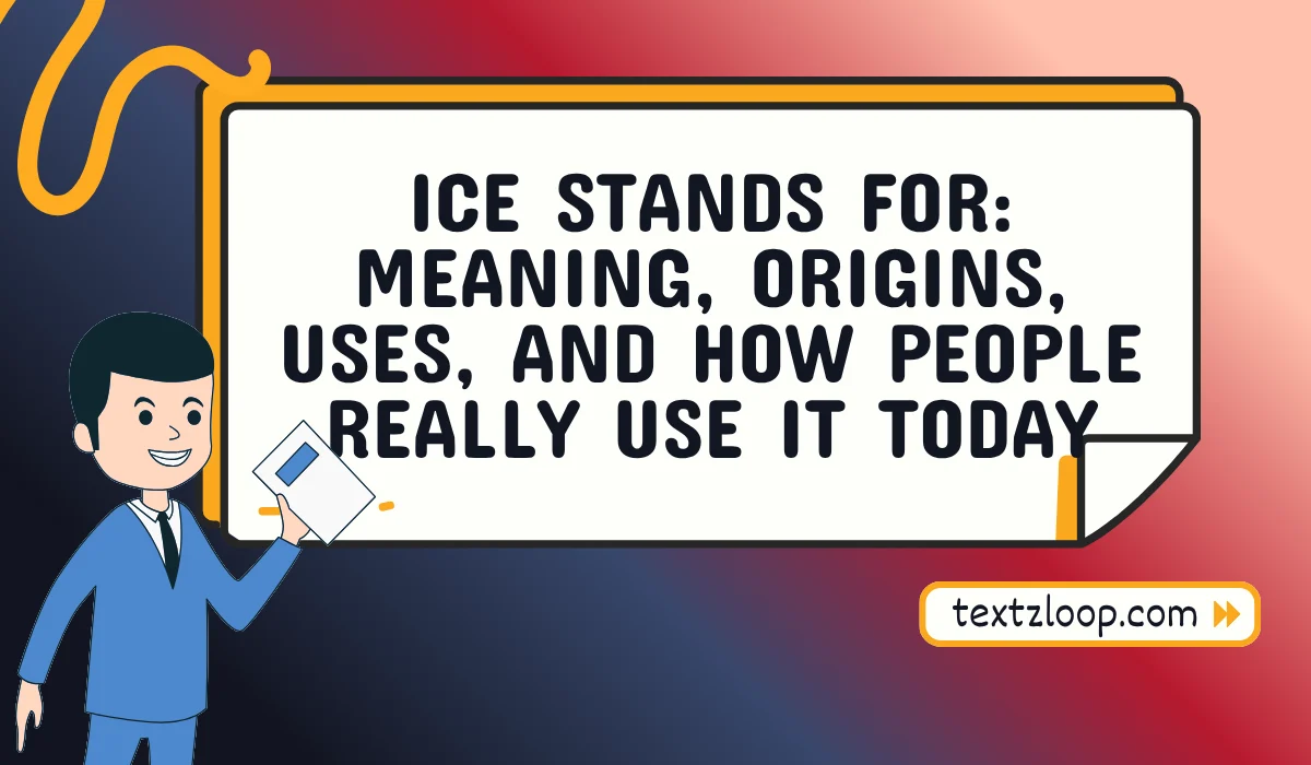 ice stands for