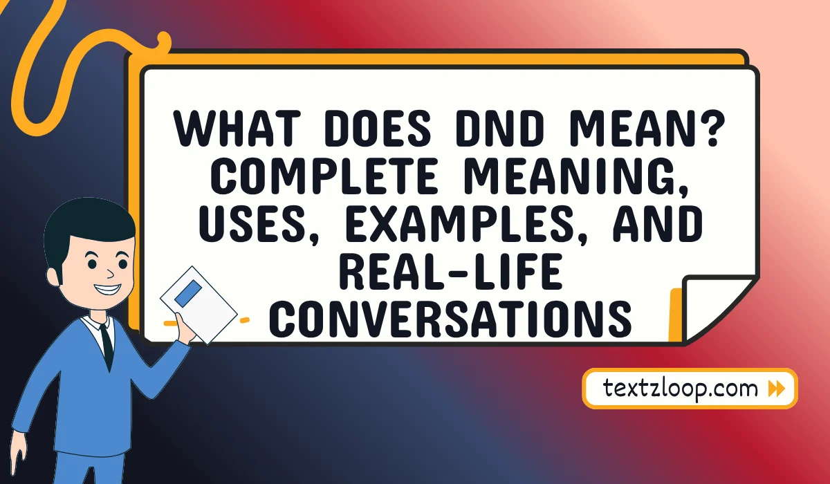 what does dnd mean