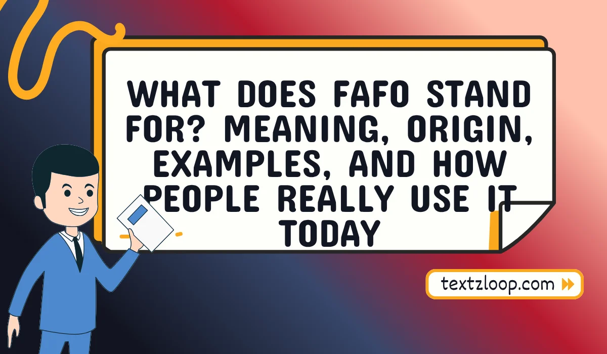 what does fafo stand for