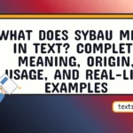 what does sybau mean in text