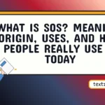 what is sos