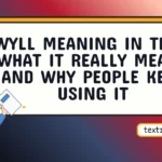 wyll meaning in text