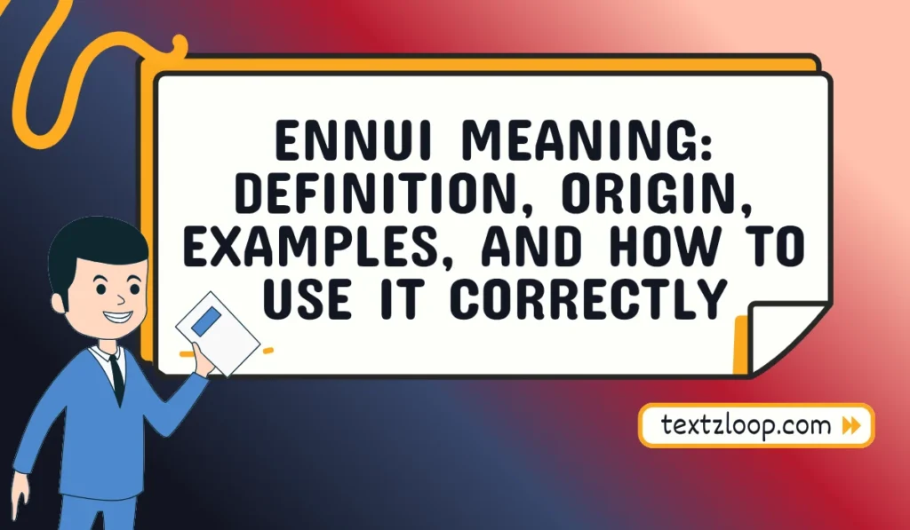 ennui meaning