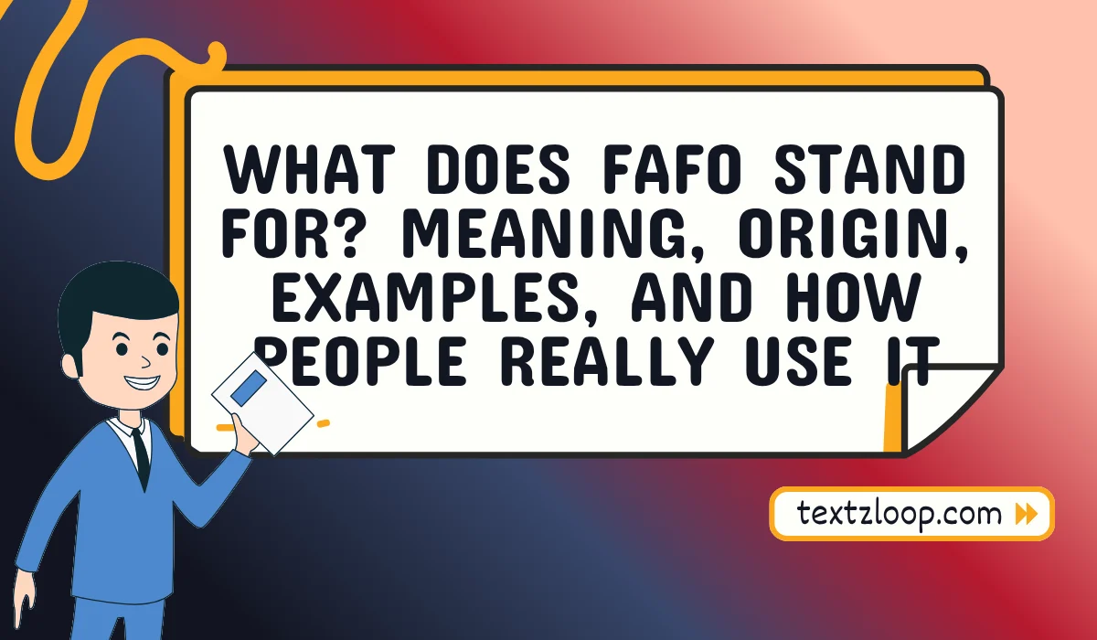 what does fafo stand for